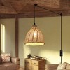 1-Light Bamboo Pendant Light - 3 of 4