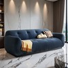 85.8" Wide Chenille Fabric Sofa with Tufted Style, Full Sponge Compression Design, with Powder-Free Foam - Leovsnove - 2 of 4