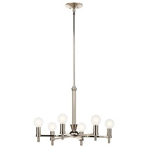 Kichler Lighting Torvee 6 - Light Chandelier in  Nickel Textured - 1 of 1