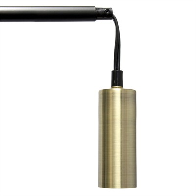Arc Matte Black 61" Industrial Street Light Floor Lamp