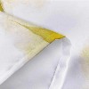 LunaLulinlk Yellow and Gold Marble Shower Curtain - 3 of 4