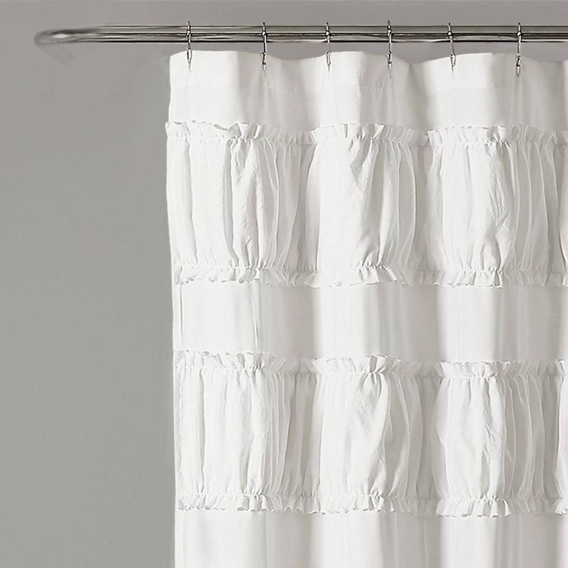 Nova Ruffle Shower Curtain - Lush D&#233;cor, 3 of 9