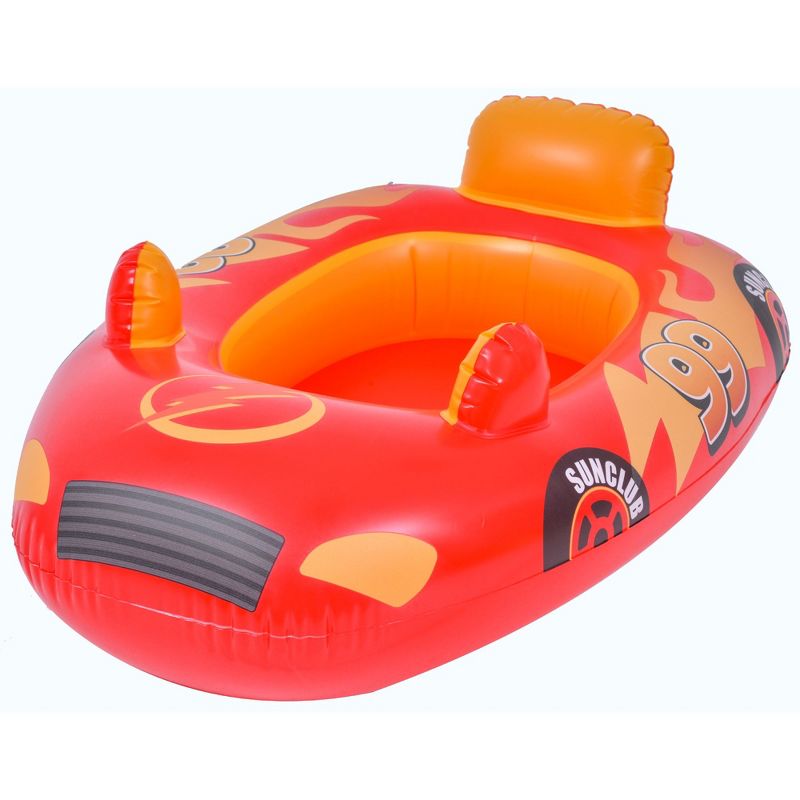 Pool Central 34" Red Children's Race Car Swimming Pool Float, 1 of 6
