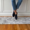 FloorPops 1'8"x5' Aegean Anti-Fatigue Comfort Long Floor Mat Gray: Skid-Resistant PVC Marble Pattern Indoor Use - 4 of 4