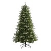 7ft. Snowed Grand Artificial Christmas Tree with 500 Clear Lights & 1050 Branches – Winter Wonderland Holiday X-Mas Tree - 3 of 4