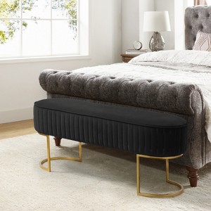 Nina Upholstered Bench for Bedroom  | ARTFUL LIVING DESIGN - 1 of 4