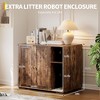 Litter Robot 3/4 Cat Litter Enclosure – Automatic Litter Box Cabinet with Power Outlet, Dog-Proof Shelf & Litter Collector - 2 of 4
