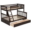 Kumasinova Twin-Over-Twin Bunk Bed with 2 Storage Drawers –  Solid Pine Wood Bed Frame, Convertible (Splits to 2 Beds), Fence-Shaped Guardrails - 4 of 4