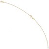 Black Bow Jewelry 14k Yellow Gold Polished Shamrock Key Anklet, 9-10 Inch - 2 of 4