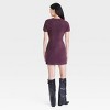 Women's Short Sleeve Cozy Knit Mini Sweater Dress - A New Day™ - 2 of 3