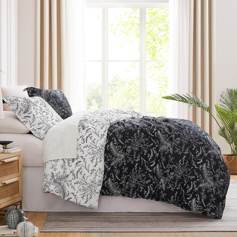 Southshore Fine Living Winterbrush Reversible Oversized Down Alternative Comforter Set, 5 of 8