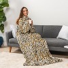 PAVILIA Fleece Wearable Blanket with Sleeves, Warm Cozy Soft Functional Lightweight Sleeved Throw Adults Men Women - 2 of 4