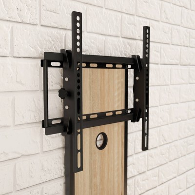 Austin Industrial-Black Metal and Wood TV Mount Media Console