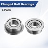 Unique Bargains Durable Chrome Steel Multipurpose Use Flanged Ball Bearing 4 3mm x 6mm x 2.5mm - 4 of 4