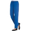 Collections Etc Elastic Waistband with Side Pockets Cotton Knit Pants - 4 of 4