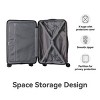FURNIinspire Bag And Luggage Sets 3 Piece Suitcases with Wheels, Family-Friendly Travel Luggage, Lightweight Suitcase Set, Pink, 20.47"*11.22"*29.33" - 4 of 4