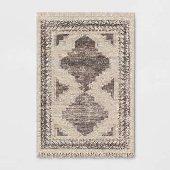 Cromwell Washable Printed Persian Style Rug Tan - Threshold™
