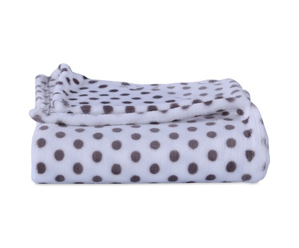 Throw Blankets Purple With Polka Dot (50"X60") - Better Living