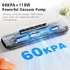 FUFU&GAGA Black 60KPA+110W Vacuum Sealer: 8 - in - 1 Multifunctional with LED Touchscreen & Built - in Cutter - 4 of 4
