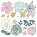 Perennial Blooms Peel and Stick Giant Wall Decal - RoomMates