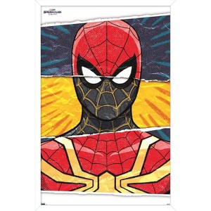 Trends International Marvel Spider-Man: No Way Home - Costume Trio Framed Wall Poster Prints - 1 of 4