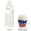 Big Dot of Happiness Stars and Stripes - Memorial Day, 4th of July, & Labor Day USA Patriotic Party Cupcake Decor - Party Cupcake Wrappers - Set of 12 - 3 of 4