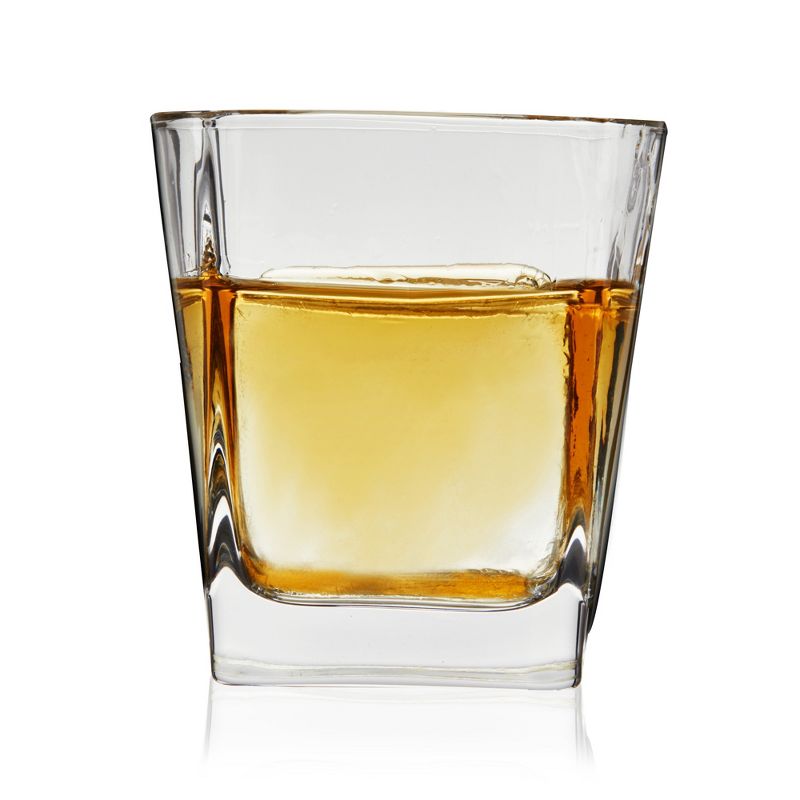 True Square Double Old Fashioned Glasses Set of 4, 6 of 12