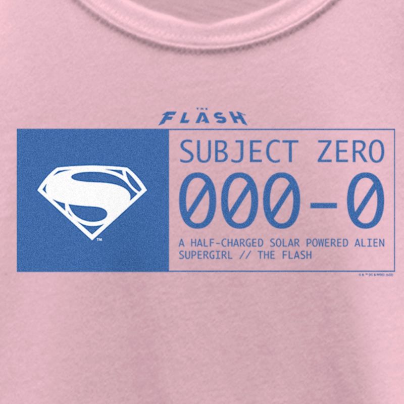 Girl's The Flash Supergirl Subject Zero Blue T-Shirt, 2 of 5