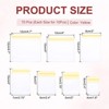 Unique Bargains PVC Clear Plastic Jewelry Storage Pouches Mixed Sizes 70 Pcs - 2 of 4
