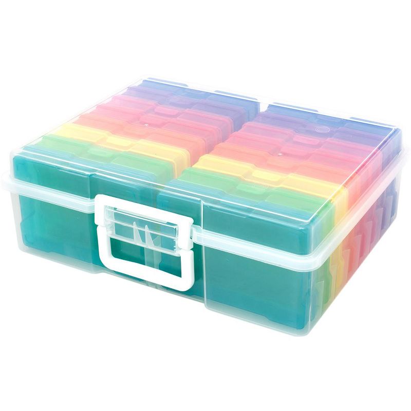 We R Craft & Photo Translucent Plastic Storage-15"X12"X5", W/16 Mini Cases, 2 of 6