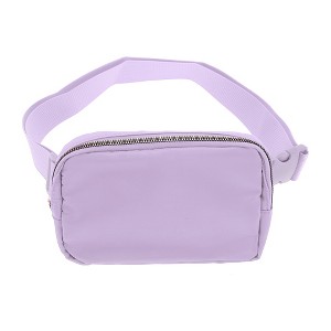 Unique Bargains Solid Color for Hiking Gym Running Waist Pack 1 Pc - 1 of 4