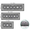 DOMETOUR Kitchen Rug Sets 3 Piece with Runner Non Slip Kitchen Rugs and Mats Washable Kitchen Mats - 2 of 4