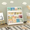 PAGED Kids Bookshelf Modern Storage Shelves Kids Storage Cabinet Organizer with Safety Buckle for Living Room, Study Room - 2 of 4