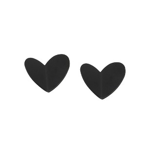 SOHI Women's Gold Heart Stud Earrings - 1 of 3
