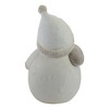 Northlight LED Lighted Santa Christmas Figure - 21" - White and Gray - 3 of 4