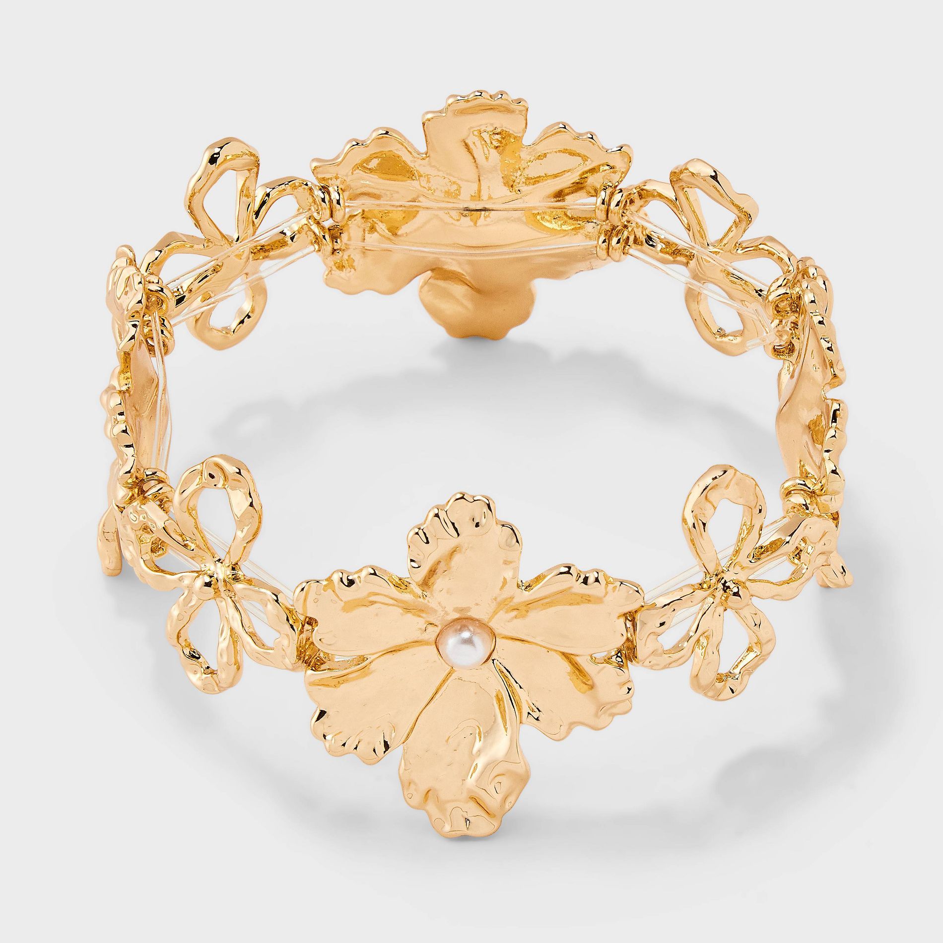 Stretch Flower Bracelet - A New Day™ Gold