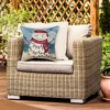 Liora Manne Marina Holiday Indoor/Outdoor Pillow.. - 3 of 4