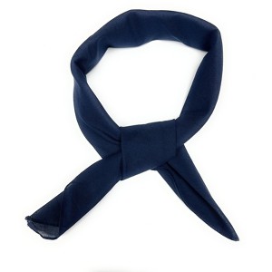 Pack of 6 Plain Chiffon Scarf Square Retro Ribbon Pure Cotton - 1 of 4