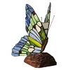 Chloe Lighting Kacy 3 Tiffany-style 1 Light Butterfly Accent Table Lamp 10" Tall - 2 of 2