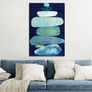 iCanvas Stone Blue by Jane Monteith Canvas Print Wall Art - 1 of 3
