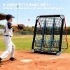 2-in-1 Baseball Pitching Trainer and Rebounder Net – Practice and Return Net for Pitching and Throwing Drills - 3 of 4