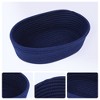 REGALWOVEN Odorless Cotton Rope Handcrafted Compact Multiple Use Open Storage Bins 3 Packs - 2 of 4