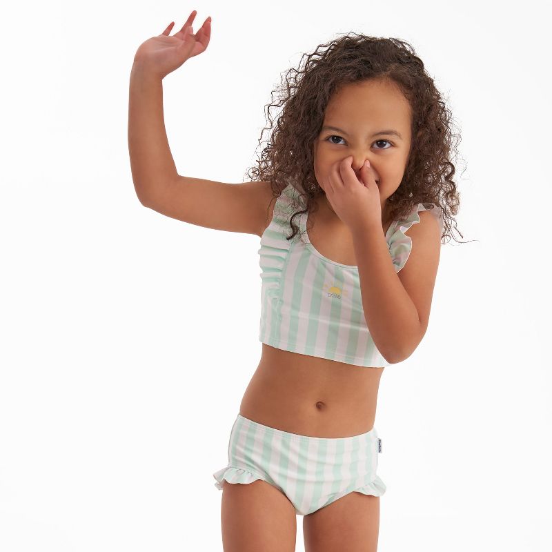 Gerber Toddler Girls' Swimsuit - 2-Piece, 2 of 10
