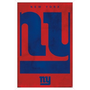Trends International NFL New York Giants - Logo 25 Framed Wall Poster Prints - 1 of 4