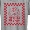 Women's - Instant Message - No Talky Til Coffee Short Sleeve Graphic T-Shirt - 2 of 4