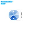 Unique Bargains Hanging Ornament DIY Craft Prisms 2 Holes Octagon Suncatchers 0.55" 100 Pcs - 2 of 4