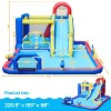Yaheetech 10-in-1 Inflatable Bounce House Water Slide, Blue - 3 of 4
