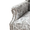 Theodor Armchair with Spindle Legs for Living Room and Bedroom Club Chair | ARTFUL LIVING DESIGN - 4 of 4