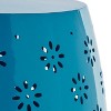 Soleil 15" Iron Side Table - Blue - Christopher Knight Home: Weather-Resistant, No Assembly, Patio Decor - 3 of 4