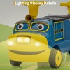 12V Ride On Train Trackless, 2 Seater Kids Ride On Toy with Removable Storage Chair, Light, Music, Kids Electric Car for 3+ (Carriage Not Included) - 4 of 4